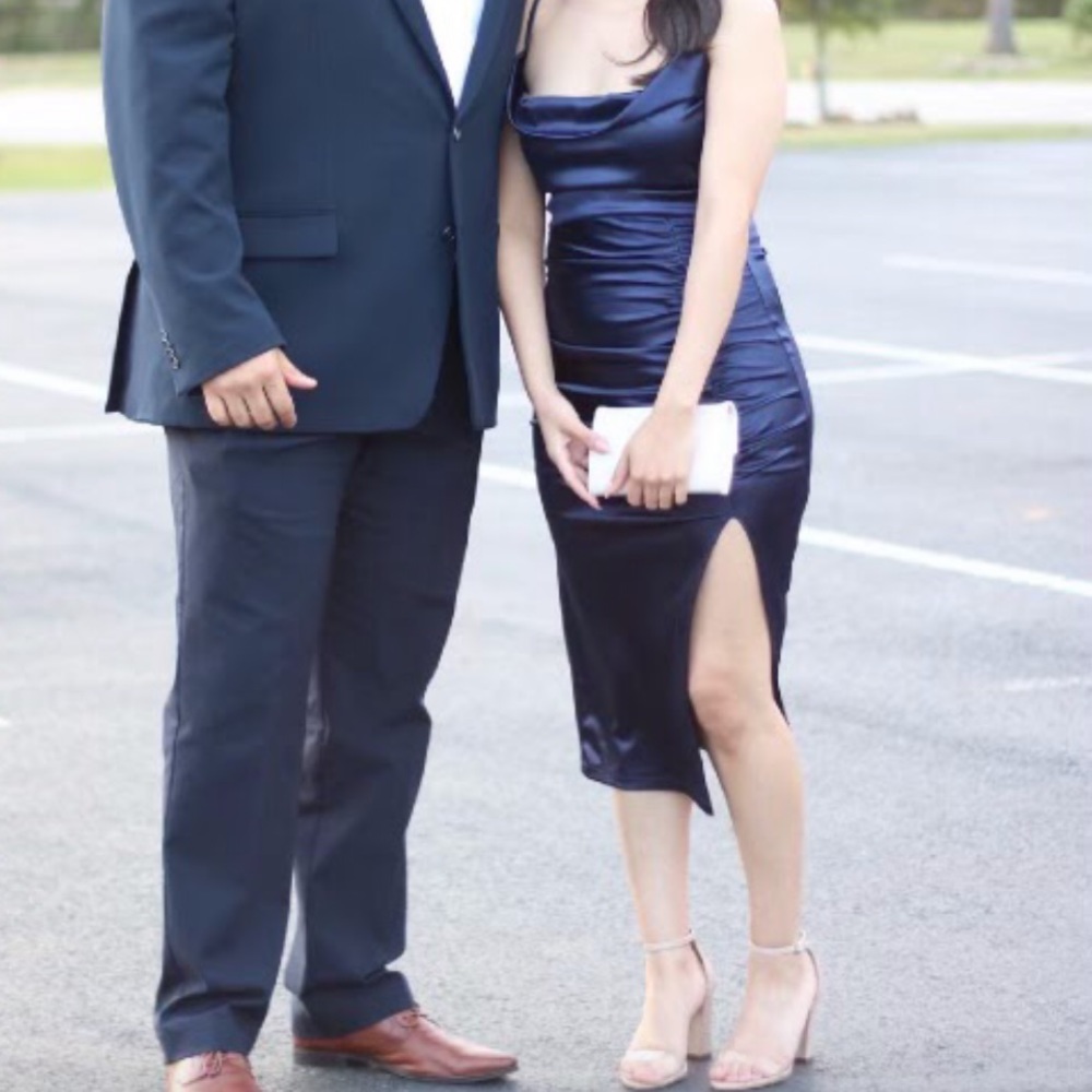 Cocktail slit dress